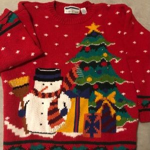 Jennifer Moore-Hand Knit Holiday🎄sweater